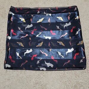 Black High Heel Shoe Scarf Wrap